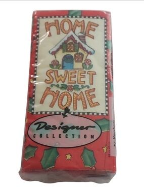 DESIGNER collection home sweet home 10 designer handkerchiefs printed in Germany